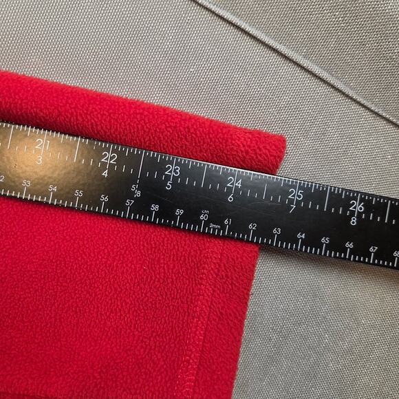 The North Face Men’s Red Polartec Classic Quarter Zip Fleece Pullover Size Large - Picture 13 of 14